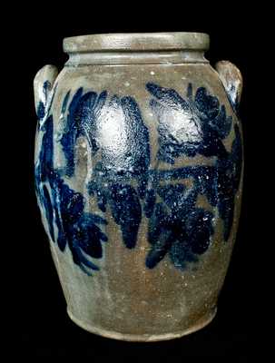 PA Stoneware Jar w/ Floral Decoration