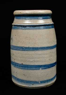 Western PA Stoneware Five-Striped Canning Jar