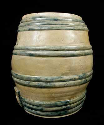 Early New Jersey Stoneware GIN Keg