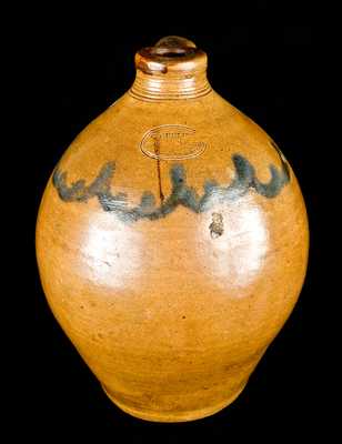 "C. CROLIUS / MANUFACTURER / NEW-YORK Stoneware Jug