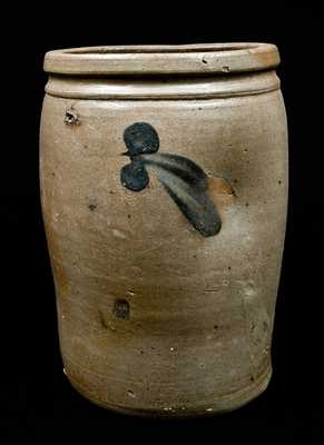 HARMONY VILLAGE, VA Stoneware Advertising Crock