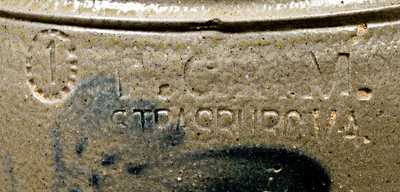 T. GRIM / STRASBURG, VA Stoneware Jar