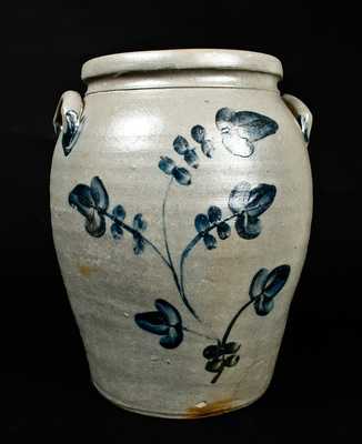 H. Lowndes / Manufactor / Petersburg / Va Stoneware Jar w/ "Tree of Life"