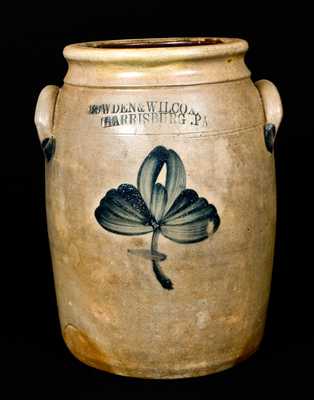 COWDEN & WILCOX / HARRISBURG, PA Stoneware Jar