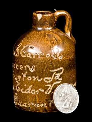 Miniature Cider Vinegar Stoneware Jug