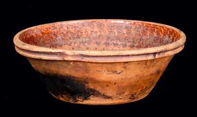 JOHN BELL / WAYNESBORO Redware Bowl