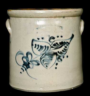 BULLARD & SCOTT / CAMBRIDGEPORT, MASS. Stoneware Crock