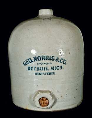 Detroit, Michigan, Stoneware Advertising Jug