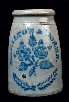 HAMILTON & JONES, Greensboro, Pennsylvania, Stoneware Jar