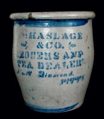 Pittsburgh, PA Stoneware TEA DEALERS Jar