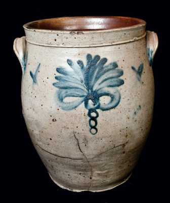 William Nichols, Poughkeepsie, NY Stoneware Crock