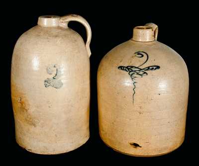 (2) Midwestern Stoneware Jugs