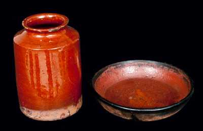 (2) Pieces of Redware