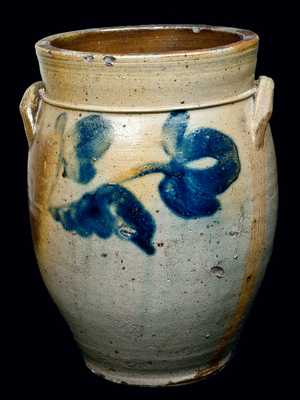 Shenandoah Valley Stoneware Jar, attrib. A. Keister, Strasburg