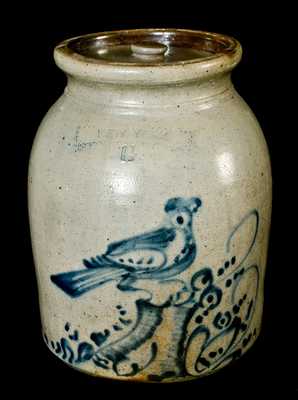 NEW YORK STONEWARE CO, Fort Edward, NY Bird Crock