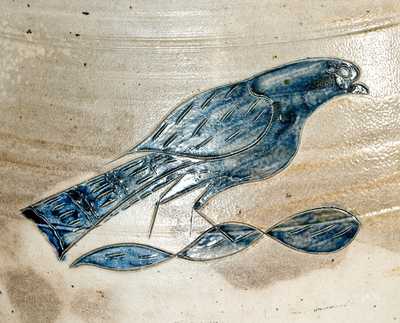 Manasquan, New Jersey Stoneware Bird Crock