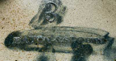 EATON & STOUT, Washington, NJ, Stoneware Jug