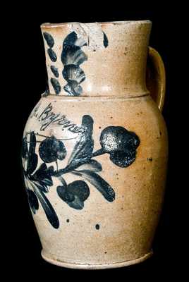 Small-Sized Baltimore Stoneware Presentation Pitcher