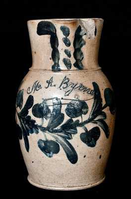 Small-Sized Baltimore Stoneware Presentation Pitcher