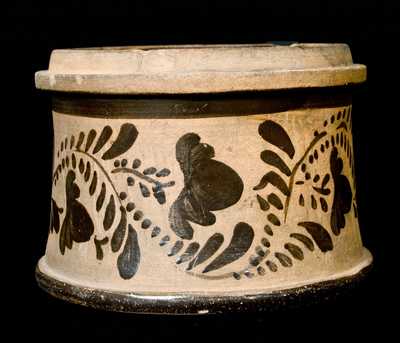 Tanware Butter Crock (New Geneva, Pennsylvania)