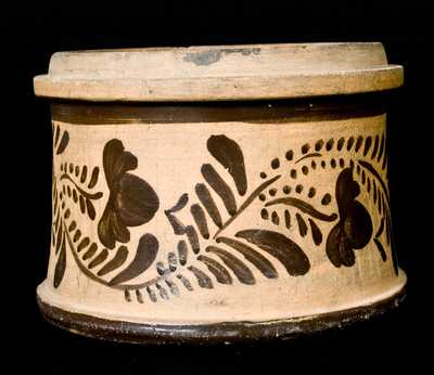 Tanware Butter Crock (New Geneva, Pennsylvania)