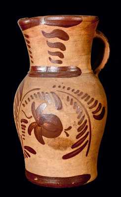 Large-Sized Tanware Pitcher (New Geneva, PA)