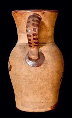 Large-Sized Tanware Pitcher (New Geneva, PA)