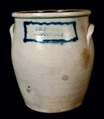 J.M. PRUDEN / ELIZ-TOWN, NJ Stoneware Jar