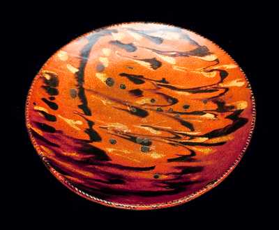 New England Redware Plate