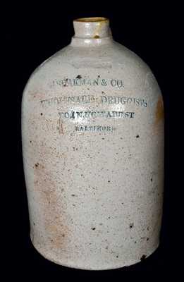 Baltimore Stoneware Advertising Jug