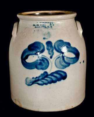 H.M. WHITMAN / HAVANA, N.Y. Stoneware Jar