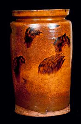Redware Jar, probably New England
