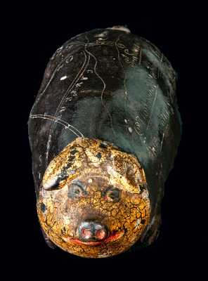 Early Anna Pottery Pig Bottle