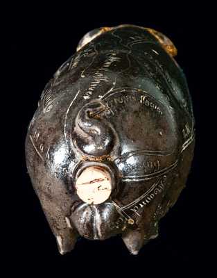 Early Anna Pottery Pig Bottle