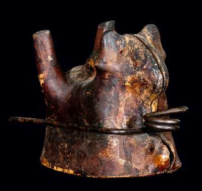 Redware Sheep Food Mold