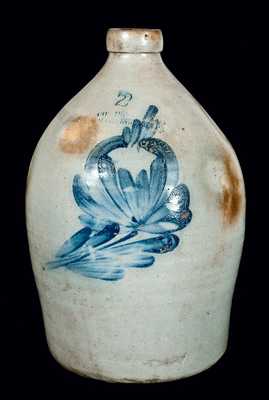 COWDEN & WILCOX / HARRISBURG, PA Stoneware Jug