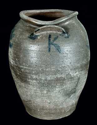 Stoneware Jar attrib. J.P. Schermerhorn, Richmond, Virginia