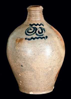 Capt. James Morgan, Cheesequake, NJ Stoneware Jug