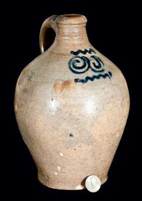 Capt. James Morgan, Cheesequake, NJ Stoneware Jug