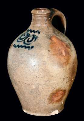 Capt. James Morgan, Cheesequake, NJ Stoneware Jug