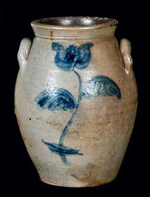 Ohio Stoneware Jar w/ Unusual Lid