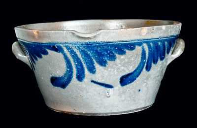 Strasburg Stoneware Milk Pan, probably J. Keister