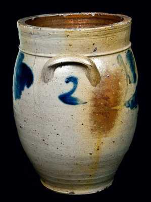 Shenandoah Valley Stoneware Jar, attrib. A. Keister, Strasburg