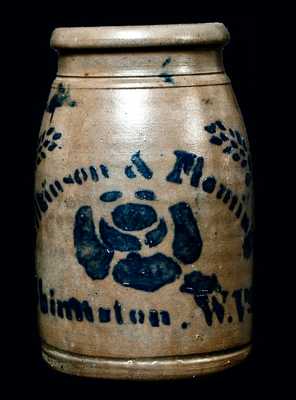 Wilkinson & Fleming / Shinnston, WVA Stoneware Jar