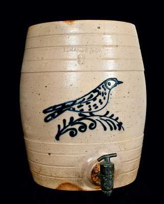 EDMANDS & CO (Boston Area) Stoneware Water Cooler w/ Bird