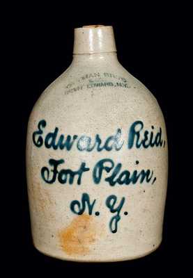 Fort Plains, New York, Script Jug (Ottman Bros., Fort Edward, NY)