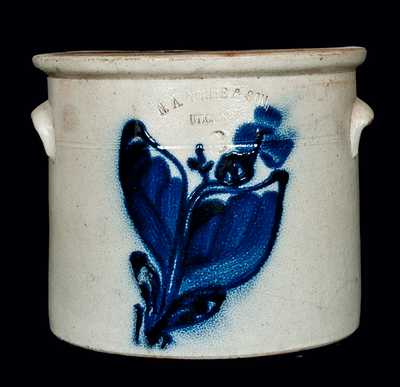 N.A. WHITE Stoneware Crock