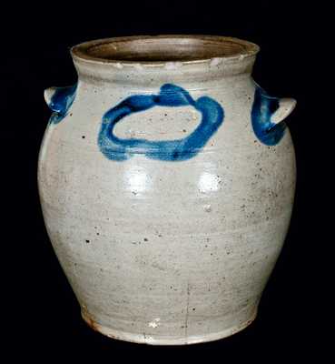 J. MILLER / ALEX (James Miller, Alexandria, VA) Stoneware Jar (Rare Mark)