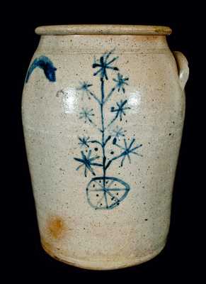 Midwestern Stoneware Crock w/ Christmas Tree