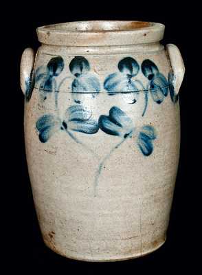 Baltimore Stoneware Jar w/ Clover Decoration